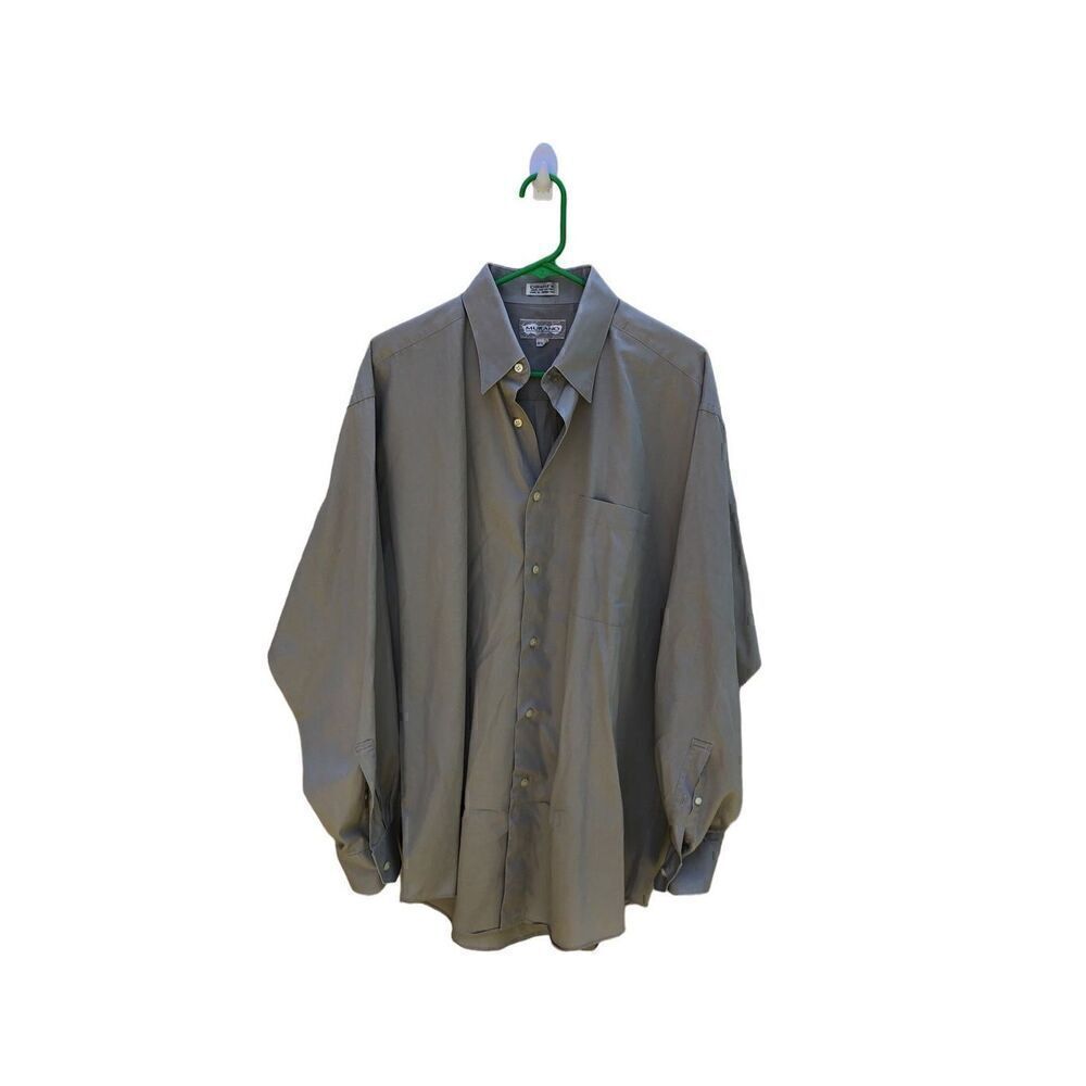 Murano Size 16 1/2 35 100% Fine Cotton Long Sleeve Button Up